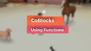 CoBlocks  Using functions [upl. by Haroppiz]