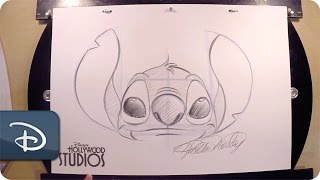 HowTo Draw Stitch  Walt Disney World [upl. by Hildegaard]