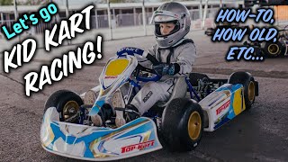 HOW TO GET STARTED IN KID KART RACING  Go Kart racing at 6years old  Learn how to start racing [upl. by Nnek]