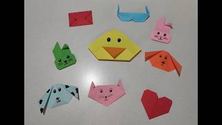 Origami semplici per bambini della scuola primaria [upl. by Cumings280]