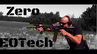 How To Zero An EOTech Holographic Sight HD [upl. by Orimlede619]