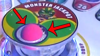 Monster Drop Arcade Game MAJOR Jackpot EXTREME WIN [upl. by Egdamlat]