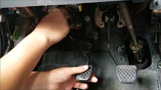 clutch pedal adjustment [upl. by Lehcyar407]