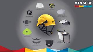 Petzl STRATO® amp VERTEX® Helmet Accessories [upl. by Aenahs]