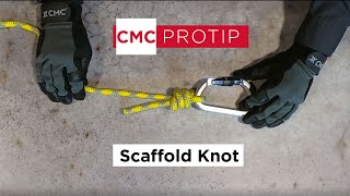 How to tie a Scaffold Knot  CMC Pro Tip [upl. by Norine646]