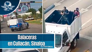 Reportan balaceras en distintos puntos de Culiacán Sinaloa [upl. by Von156]