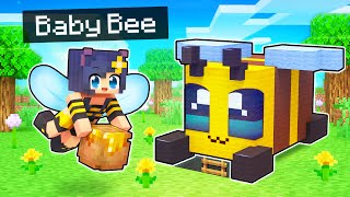 My Buzzing BABY BEE Base In Minecraft [upl. by Annaihr]