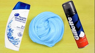 Schleim OHNE Kleber Head and Shoulders Shampoo Slime mit Salz und Rasierschaum [upl. by Gottlieb]