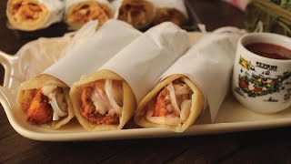 Chicken Garlic Mayo Roll Recipe By Chef Hafsa  Hafsas Kitchen [upl. by Kauffman]