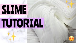 HOW TO MAKE SLIME Simple amp Easy Slime Recipe  2 Minute Easy Slime Tutorial Glue and Borax Slime [upl. by Gough258]