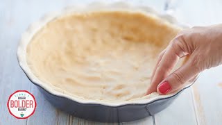 5Minute Pie Crust No Rolling No Equipment [upl. by Cinimod]