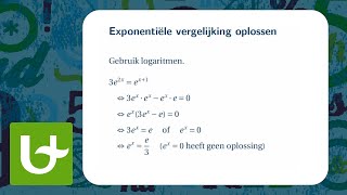 Exponentiële vergelijkingen [upl. by Chon]