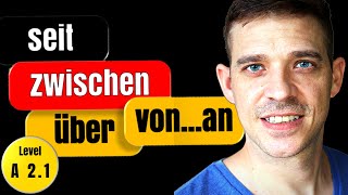 Time Prepositions German  seit zwischen über and von…an  A2 Level  YourGermanTeacher [upl. by Searle]