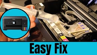 Epson ET 2750  How To Clean Printhead  Printer Error Solved [upl. by Adiela]