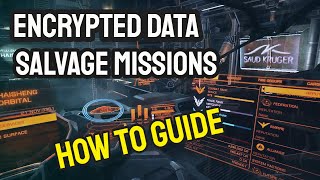 Elite Dangerous Encrypted Data Storage Salvage Missions [upl. by Idroj768]