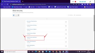 Control Access to Records  Data Security  Salesforce [upl. by Yrreb24]