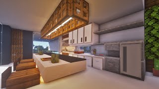 Minecraft  Modern Kitchen  Kitchen design [upl. by Birch]