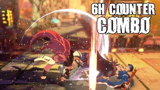 GGST ver113 Baiken 6H Counter S Kabari Route [upl. by Uyekawa]