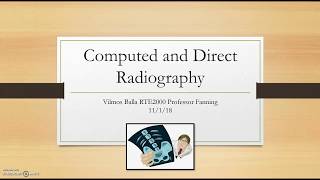 Computed vs Direct Radiography [upl. by Zoe]