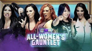 WWE 2K19 ALLWOMEN’S GAUNTLET FULL TOURNAMENT STREAM – UpUpDownDown Streams [upl. by Ardnalak]