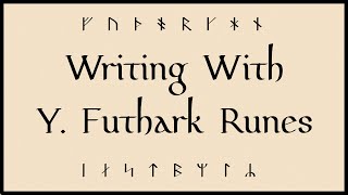 Writing Old Norse with Younger Futhark Runes [upl. by Nwadrebma839]