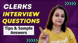 Office Clerk Interview Questions and Answers  For Freshers and Experienced Candidates [upl. by Ada]