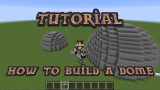 Minecraft Dome Tutorial [upl. by Feldt]