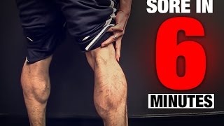 Calf Workout SORE IN 6 MINUTES [upl. by Kcirdla]