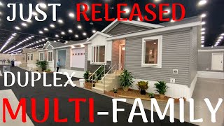 Just released multifamily duplex double wide mobile home Never before seen setup Home Tour [upl. by Myrah]