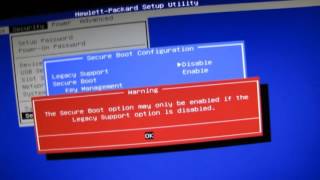 HP All in One Desktop PC How to Boot from a USB Flash Drive [upl. by Akirret]