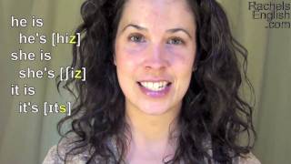 How to Pronounce Contractions American English Pronunciation [upl. by Nilknarf]