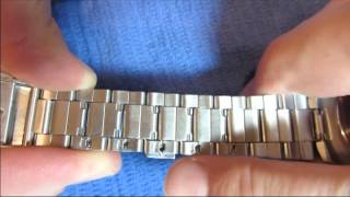 WATCH BAND ADJUSTMENT  RESIZE  HOW TO [upl. by Beaner]