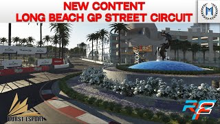 NEW CONTENT on rFactor 2  Long Beach GP Street Circuit  Indycar [upl. by Bolan915]