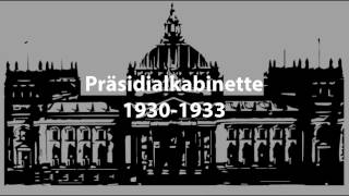 Präsidialkabinette der Weimarer Republik 19301933 [upl. by Htrap]