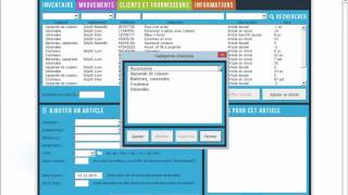 EXCEL Application de gestion de stock pour Excel [upl. by Enattirb]