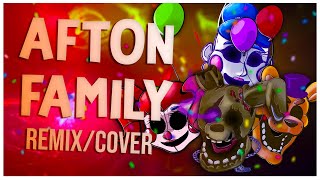 FNAF SONG  Afton Family RemixCover  FNAF LYRIC VIDEO [upl. by Askwith]