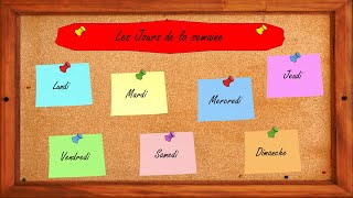 Learn French  Days of the week  Les jours de la semaine For Beginners amp Kids [upl. by Aneehsirk285]