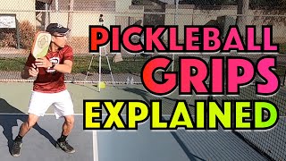 Advanced Pickleball Grips Explained Continental vs Eastern [upl. by Dian]