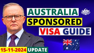 Australia Sponsored Visa Made Easy Full Guide  Australia Visa Update [upl. by Hallette543]