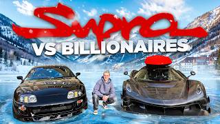 1000HP Supra terrorizing Billionaires Hypercarmeet in Switzerland [upl. by Kcin474]