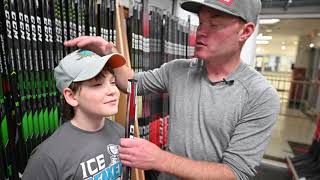 HOW TO CHOOSE YOUR HOCKEY STICK FLEX AND CURVE  MATT REDMOND [upl. by Ames]