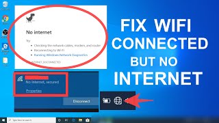 How To Fix WiFi Connected But No Internet Access On Windows 10  5 Ways [upl. by Jews]