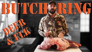 How to Butcher a Deer or Elk at home  Complete Guide [upl. by Rae]