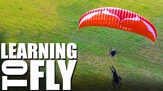 CHEAPEST WAY TO LEARN TO FLY  Paramotor Solo [upl. by Acirt259]