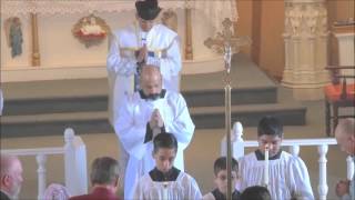 Faith of Our Fathers at a Traditionalist Catholic Service [upl. by Olraced]