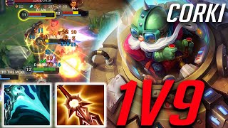 CORKI vs ORIANNA MID  Rank 1 Corki 70 winrate 8 solo kills  BR Challenger  v119 [upl. by Berta]