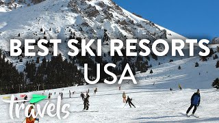 Top 10 Ski Resorts in the US  MojoTravels [upl. by Suillenroc]