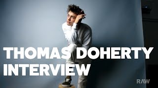 Thomas Doherty Gives His Best Dove Cameron Impression amp Talks Growing Up Scottish [upl. by Nnylecoj]