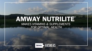 Nutrilite Vitamins amp Supplements for Optimal Health  Amway [upl. by Hasila116]