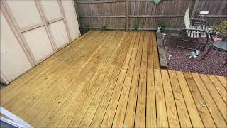 How To Seal A Deck With Thompsons Water Seal [upl. by Lehteb]